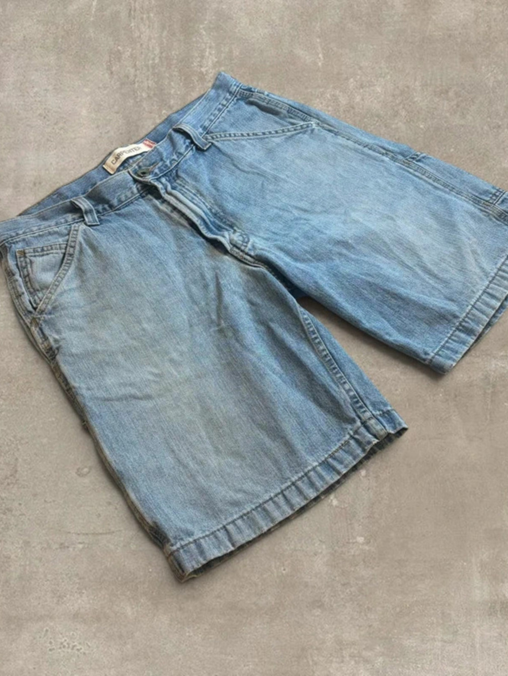 Vintage Levis Carpenter Denim Shorts Mens 34 Blue Jorts Y2K Skater
